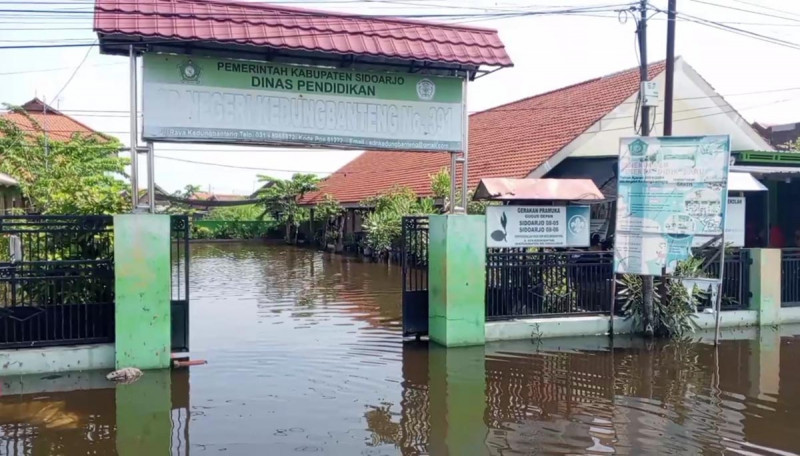 3 Sekolah dan Ratusan Rumah di Sidoarjo Terendam Banjir