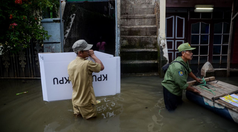 Jakarta Antisipasi Banjir Saat Pencoblosan Pemilu 2024