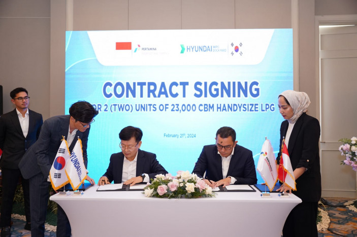 Tambah Armada, PIS Teken Kontrak Pembangunan Dua Tanker LPG dengan Hyundai
