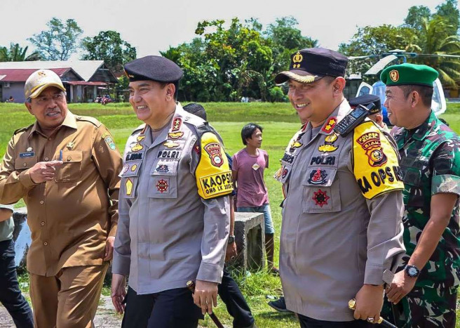 Kapolda Riau Pastikan Kesiapan Pemilu di Kabupaten Siak