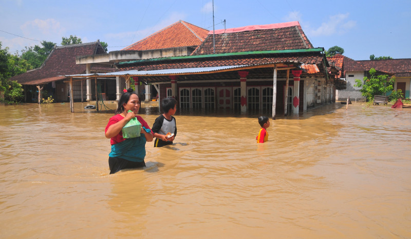 Banjir Grobogan, Tiga Anak Ditemukan Tewas Tenggelam di Area Persawahan
