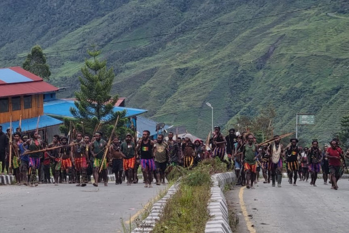 Bentrokan Antarpendukung Caleg Terjadi di Puncak Jaya Papua