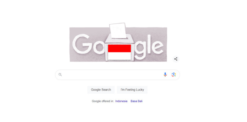 Google Doodle Memperingati Pemilu Serentak 2024 di Indonesia