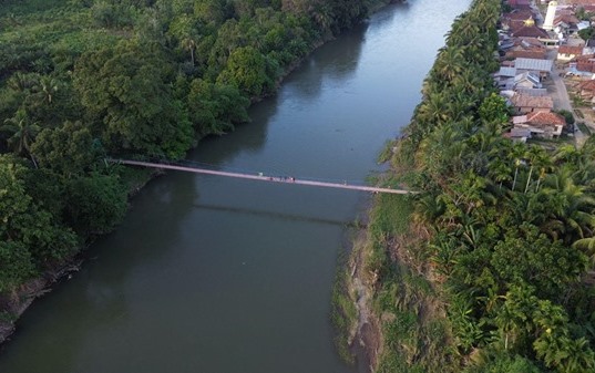 Sebulan Diperbaiki, Jembatan Gantung Jadi Harapan Baru Warga Sukamenang