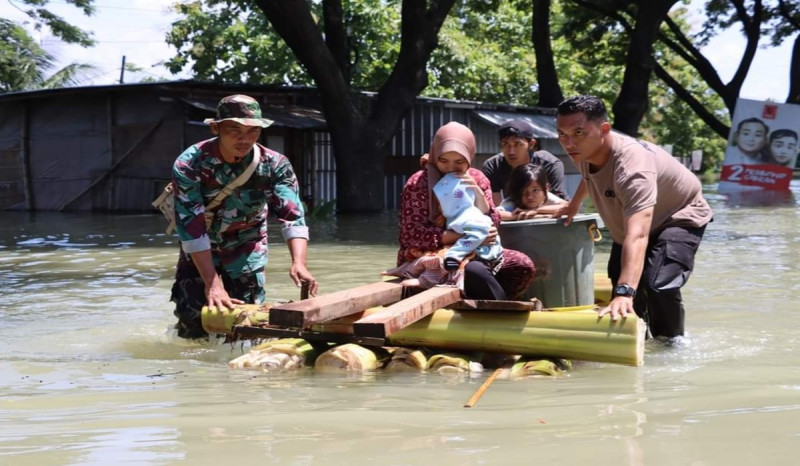 Jumlah Pengungsi Banjir Demak Jadi 15.650 jiwa