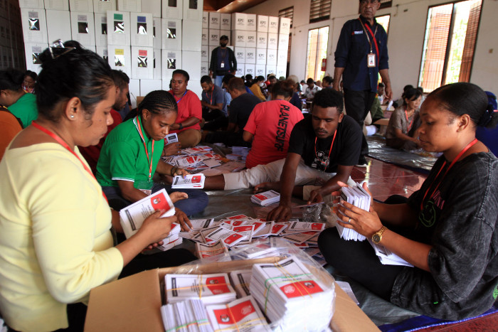 Pemilu Berlangsung Sukses dan Aman, Warga Papua Tuai Pujian