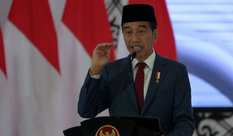 Presiden Jokowi Resmikan Groundbreaking BRI International Microfinance Center di IKN