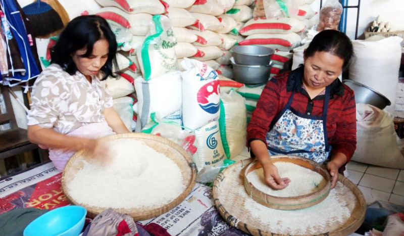 Harga Beras Lokal Naik di Pasar Gedhe Klaten