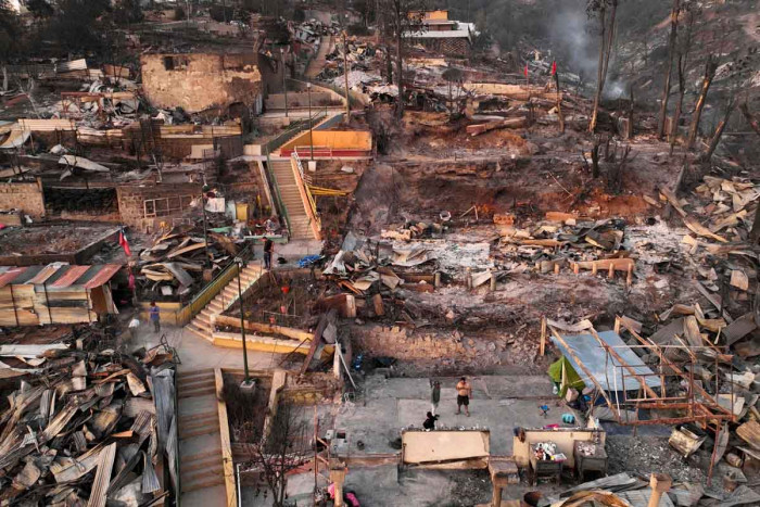 Jumlah Korban Tewas Kebakaran Hutan di Chile Melampaui 110 orang