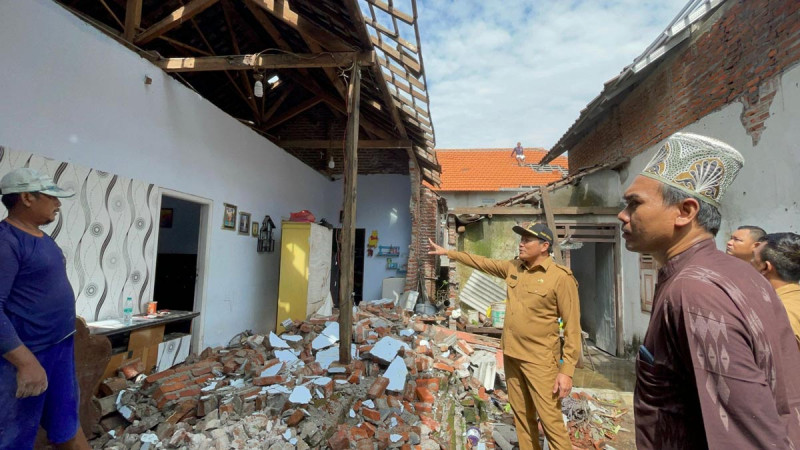 Lebih 300 Rumah di Kecamatan Prambon Rusak Akibat Puting Beliung
