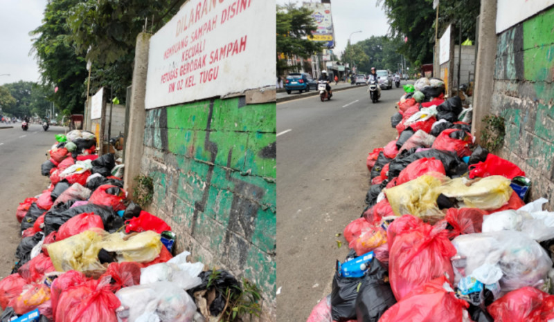 Sampah APK hingga Rumah Tangga Berserakan Usai Pemungutan Suara Pemilu di Depok