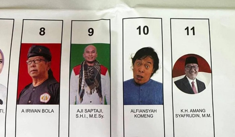 Fotonya di Surat Suara Viral, Ini Kata Komeng