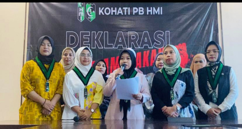 Kohati PB HMI Dekarasi Selamatkan Demokrasi Indonesia di Pemilu 2024