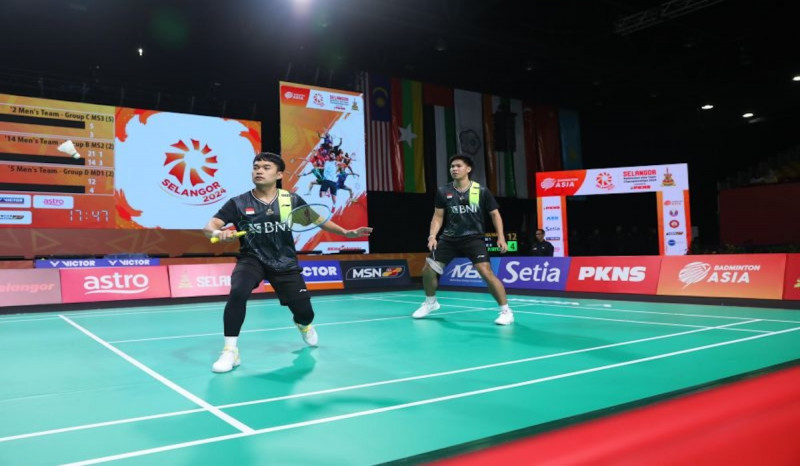 Leo/Daniel Genapkan Keunggulan Indonesia atas UEA di BATC 2024