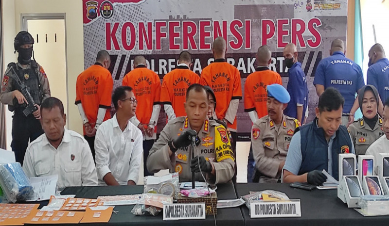 Polresta Surakarta Tangani 132 Kasus Narkoba pada 2023