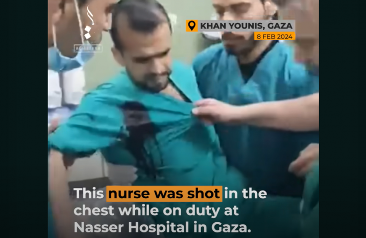 Israel Tembakkan Bom Asap di RS Nasser Gaza, Bulan Sabit Merah Palestina Kirim SOS