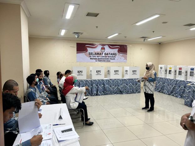 TPS Rutan Bareskrim Polri Menangkan Prabowo-Gibran, Sama Seperti Rutan Polda Metro Jaya
