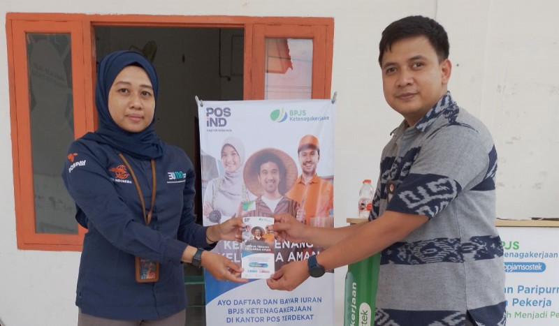 BPJS Ketenagakerjaan Klaten dan PT Pos Indonesia Kolaborasi Tingkatkan Kepesertaan Pekerja BPU
