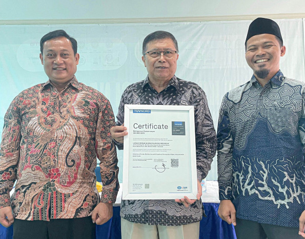 Laznas Dewan Dakwah Raih Sertifikat ISO 9001:2015 TUV Nord