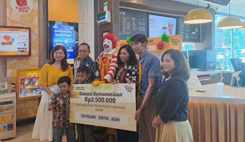 McDonald’s Indonesia Berbagi Kebahagiaan Melalui Program National Breakfast Day ke-12