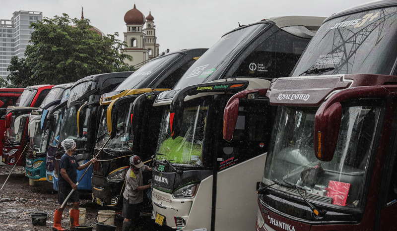 Jelang Mudik Lebaran, Armada Bus Pantura Jateng Diperbaiki