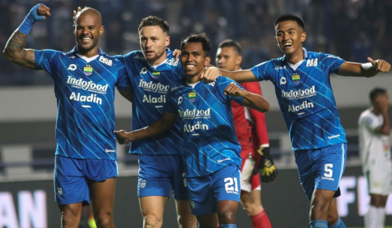 3 Gol Tanpa Balas, Persib Bandung Tekuk Rans Nusantara 