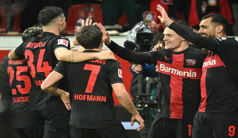 Bayer Leverkusen vs Wolfsburg, Menang, Neverkusen Menjauh dari Kejaran Bayern Muenchen