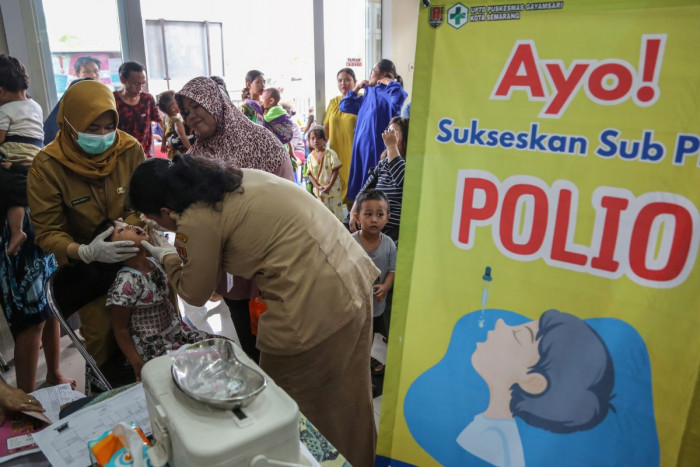 8,7 Juta Anak sudah Tuntas Diberi Vaksin Polio