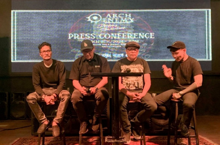 Arch Enemy Tutup Rangkaian Konser Decievers Asia Tour 2024 di Jakarta