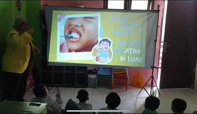 Fpsi UI Ajarkan Anak Usia Dini Pengetahuan Menyikat Gigi