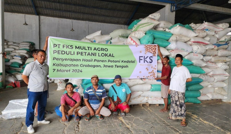 Dukung Petani, FKS Multi Agro Serap Kedelai Lokal