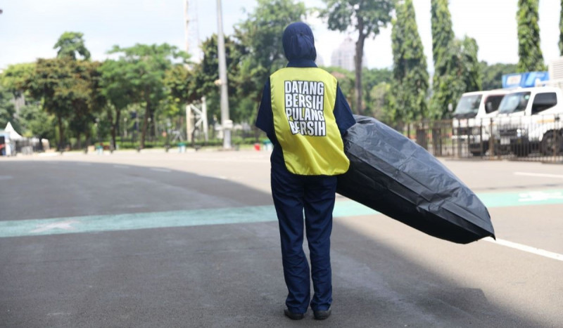 Kampanye Pengendalian Sampah GBK: Datang Bersih, Pulang Bersih