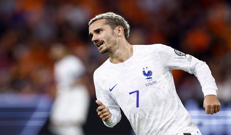 Rekor tidak Pernah Absen Bela Timnas Prancis Antoine Griezmann Berakhir