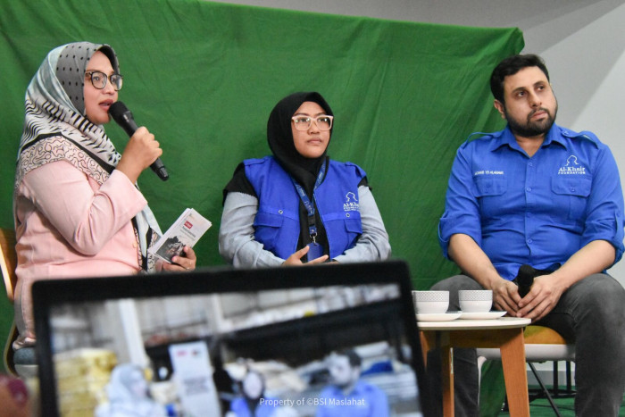 BSI Maslahat Gelar Live Streaming Penyaluran Bantuan Palestina