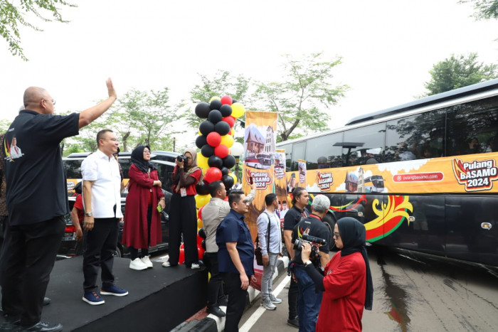 50 Bus Mudik Gratis Gagasan Prabowo Mulai Antarkan Pemudik