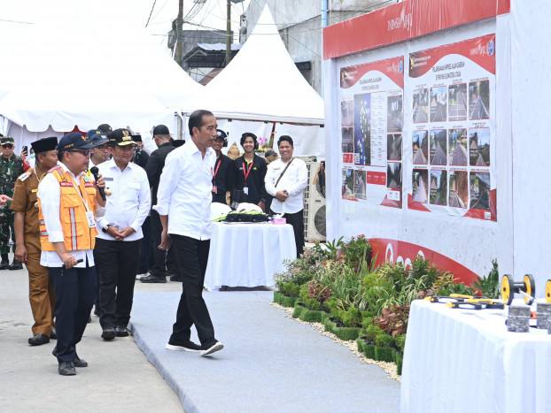 Jalan Daerah yang Telan Anggaran Rp868 Miliar di Sumatra Utara Diresmikan Presiden Jokowi