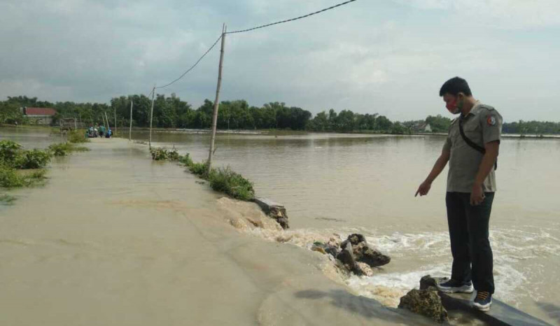 105 Unit Rumah Terendam Banjir dari Luapan Anak Sungai Bengawan Solo