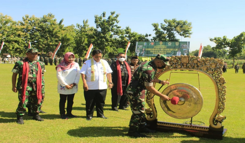 Dandim 0723 Klaten Menutup Kegiatan TMMD Sengkuyung I/2024 di Desa Bero