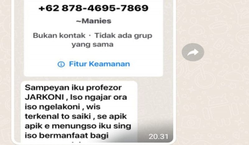 Guru Besar UGM Diintimidasi Usai Kritisi Pemerintah