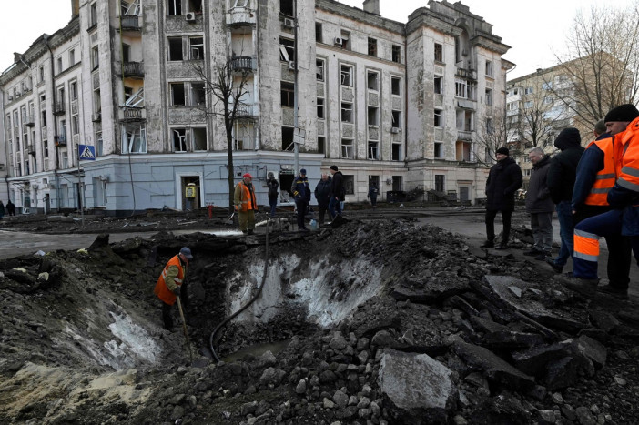 Serangan Rudal Rusia ke Kyiv Setelah Putin Berjanji Membalas Serangan Perbatasan