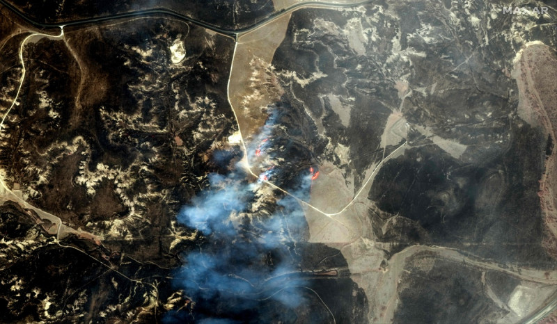 Kebakaran Hutan Terbesar dalam Sejarah Texas, Satu Korban Jiwa