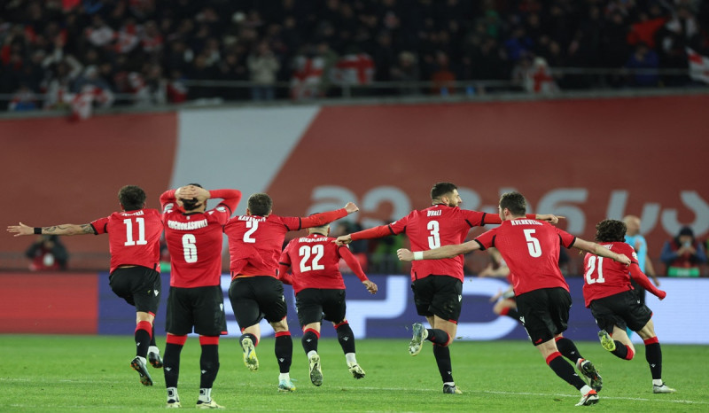 Georgia vs Yunani, Menang Adu Penalti, Timnas Georgia Raih Tiket ke Piala Eropa 2024