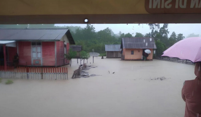 Banjir Surut, Warga Buol Sulteng Tinggalkan Tenda Pengungsian