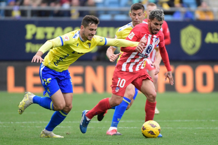 Atletico Madrid vs Cadiz, Atletico Madrid Terus Terpuruk 0-2 atas Cadiz 2-0 di Pantai Selatan