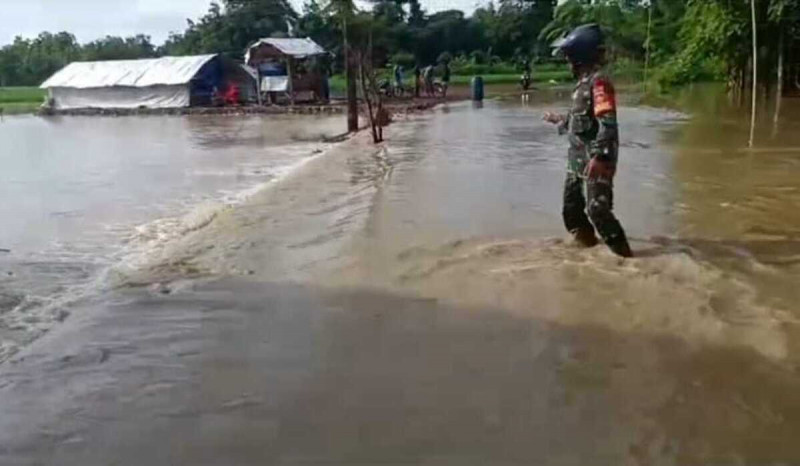 Hujan Deras di Brebes Sebabkan Banjir di 8 Desa Sekitar Perbatasan Jabar-Jateng