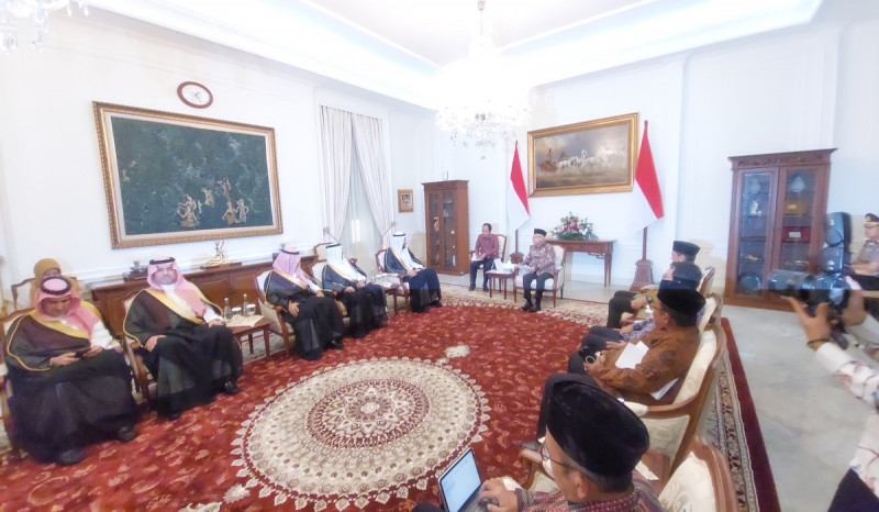 Wapres Ma'ruf Amin Terima Kunjungan Menteri Haji Arab Saudi, Bahas Penambahan Kuota