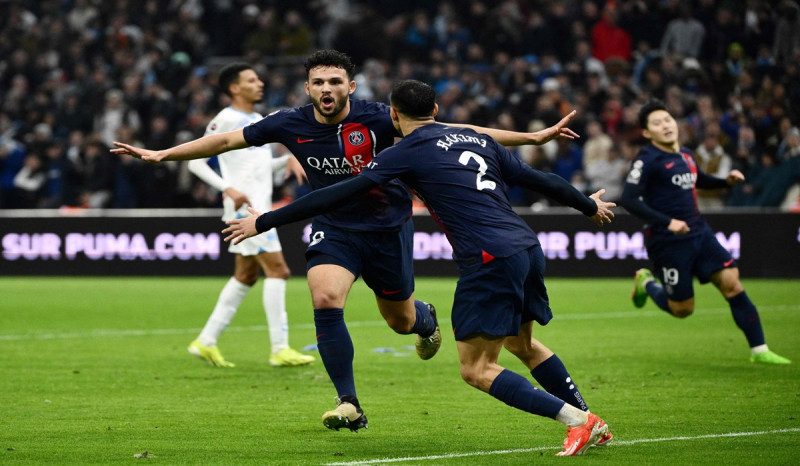 Marseille vs Paris Saint-Germain, Meski Bermain dengan 10 Pemain, Les Parisien Raih Kemenangan