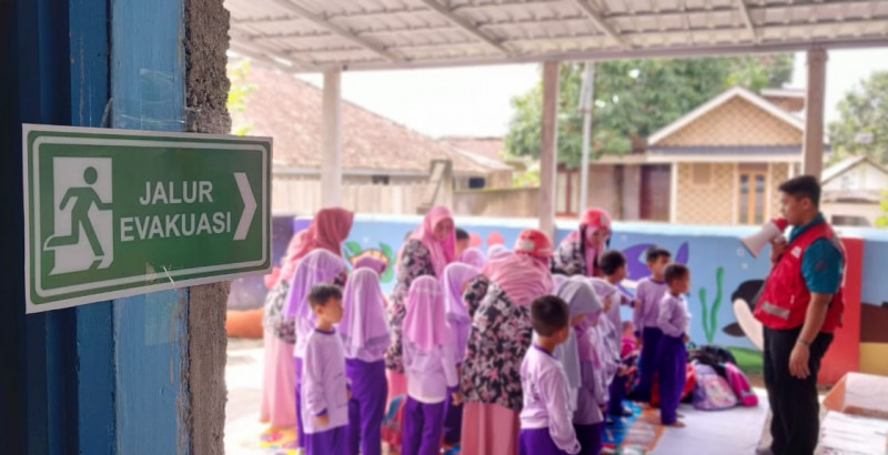Ribuan Siswa RA di Kota Sukabumi Diedukasi Kesiapsiagaan Bencana Sejak Dini