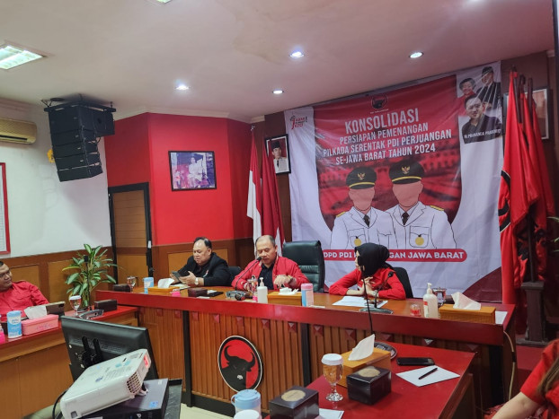 PDI Perjuangan Jawa Barat Gelar Konsolidasi Pemenangan Pilkada 2024