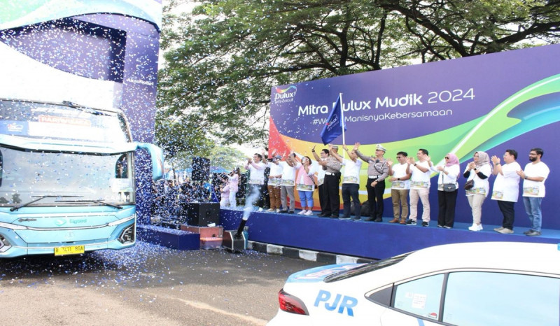 AkzoNobel Gelar Program Mudik untuk Ratusan Tenaga Pengecatan dan Kontraktor Mitra Dulux